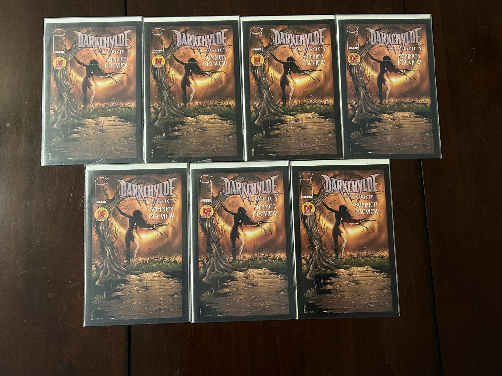 Darkchylde The Legacy 1 Summer Preview Dynamic Forces Variant Image COA Lot of 7 Darkchylde The Legacy 1 Summer Preview Dynamic Forces Variant Image COA Lot of 7
