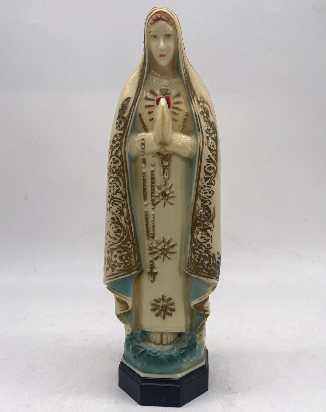 Antique Vintage Mid-Century Virgin Mary Our Lady Lourdes Statue Figurine CMP Co
