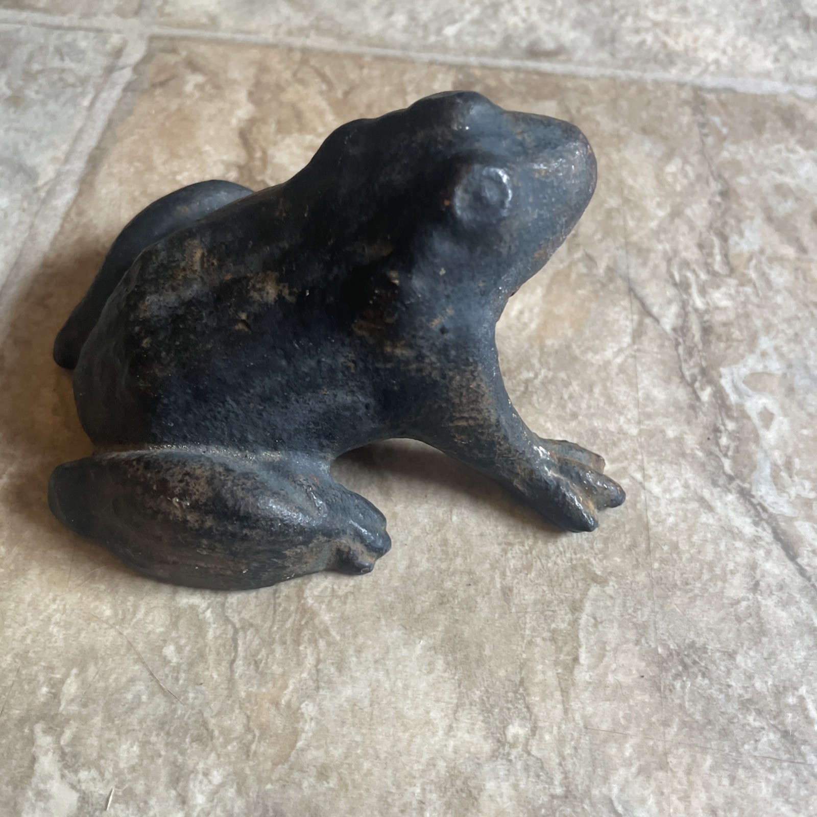Antique Cast Iron 1lb 3oz 3.5”x3” Frog Figure Door Stop / Paperweight Vintage Antique Cast Iron 1lb 3oz 3.5”x3” Frog Figure Door Stop / Paperweight Vintage