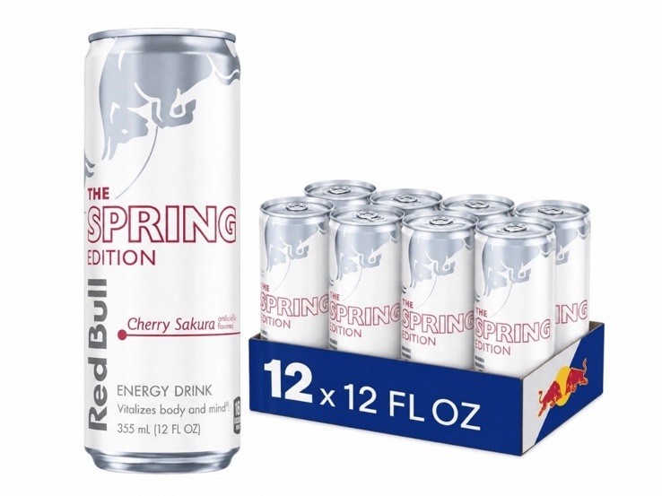 Redbull Spring Edition Cherry Sakura 12 Oz 12 Pack