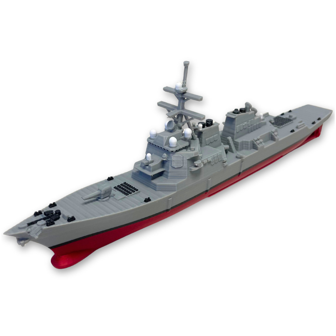 Arleigh Burke-Class Guided Missile Destroyer Model – Replica of the Iconic Ship