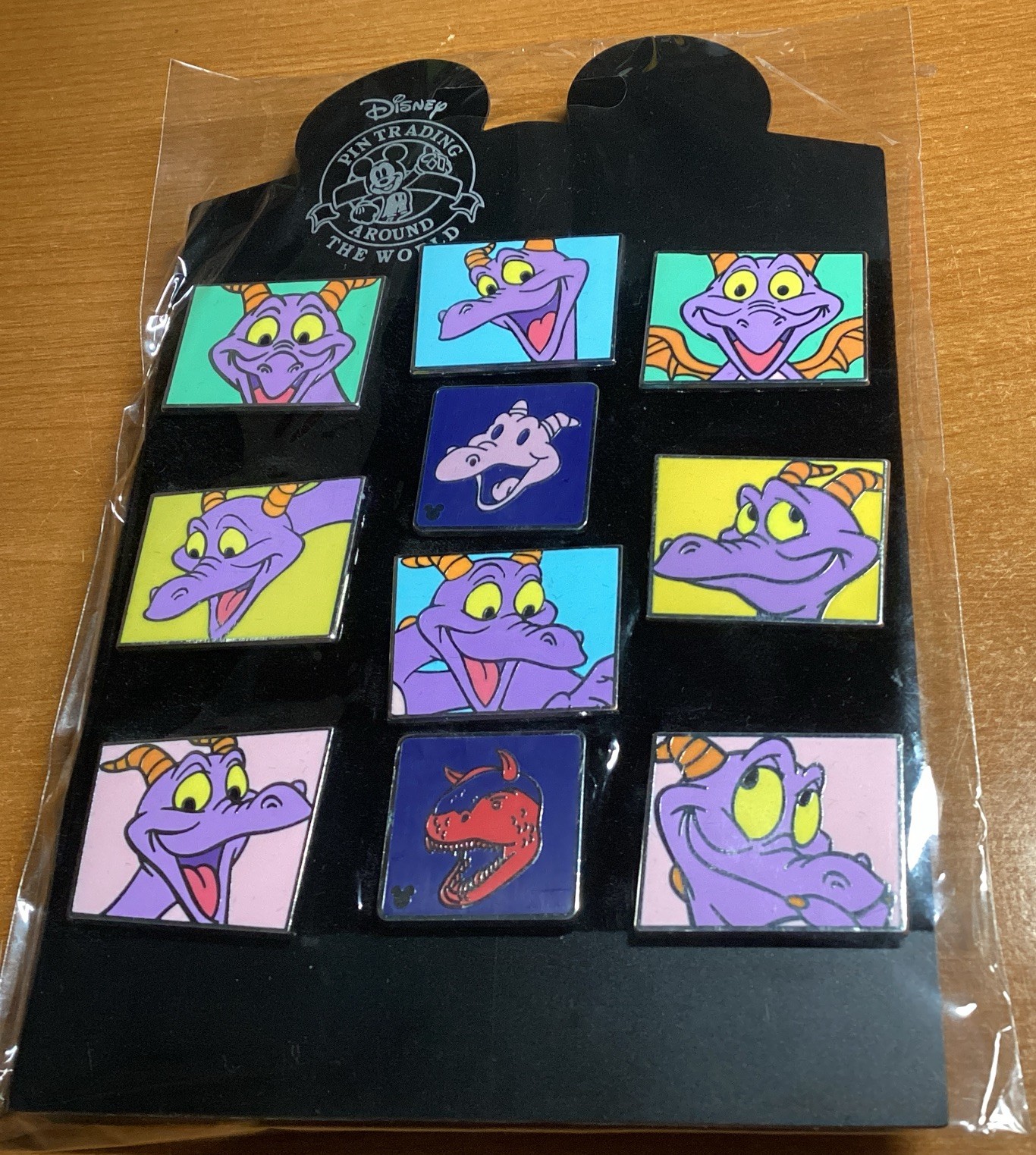 WDW Faces of Figment Lot of 10 Pins Disney Epcot Journey Into Imagination NIP