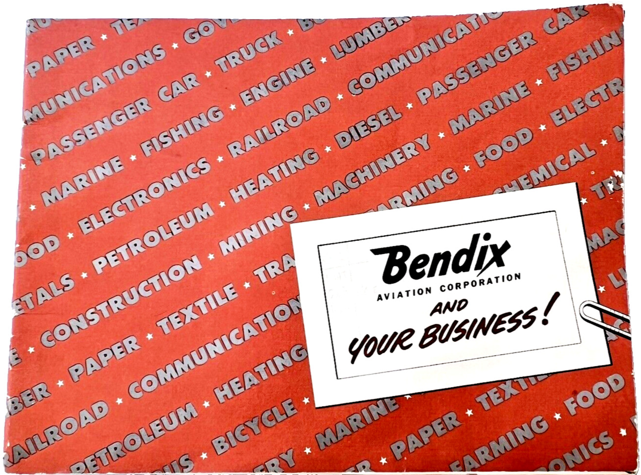 Bendix Eclipse Catalog Aviation Electronics Parts Radio TV 1940s 50s #E10