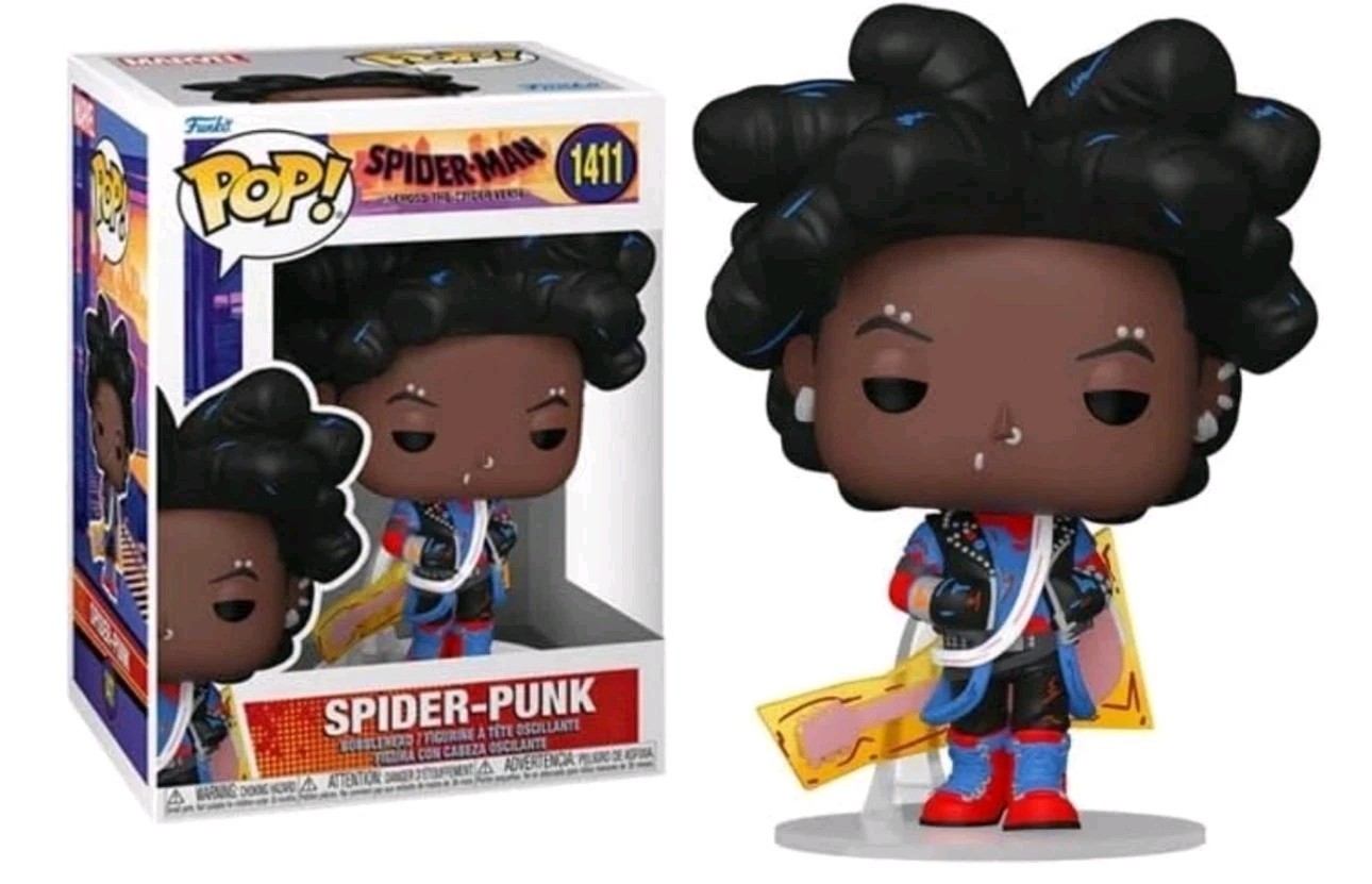 Spider-Man Across the Spidervierse POP Marvel Spider-Punk Vinyl Figure #1411