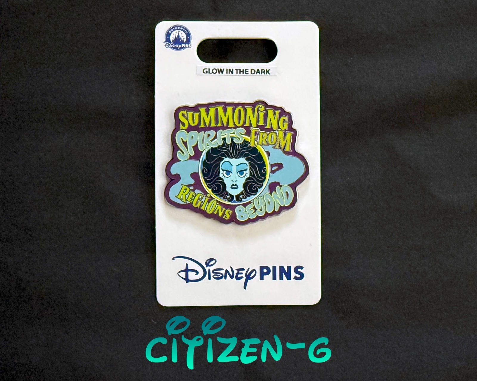 Disney MADAME LEOTA Haunted Mansion Glow-in-the-Dark Pin. 2026 Summoning Spirits