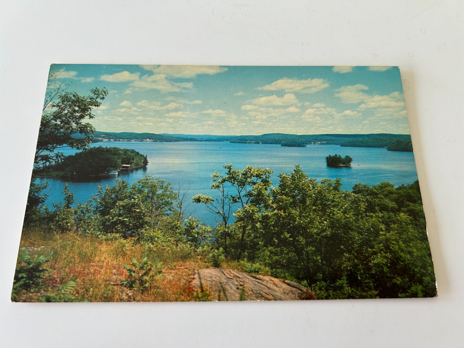 Glen Cove Acres Mill Lake Parry Sound Ontario Postcard