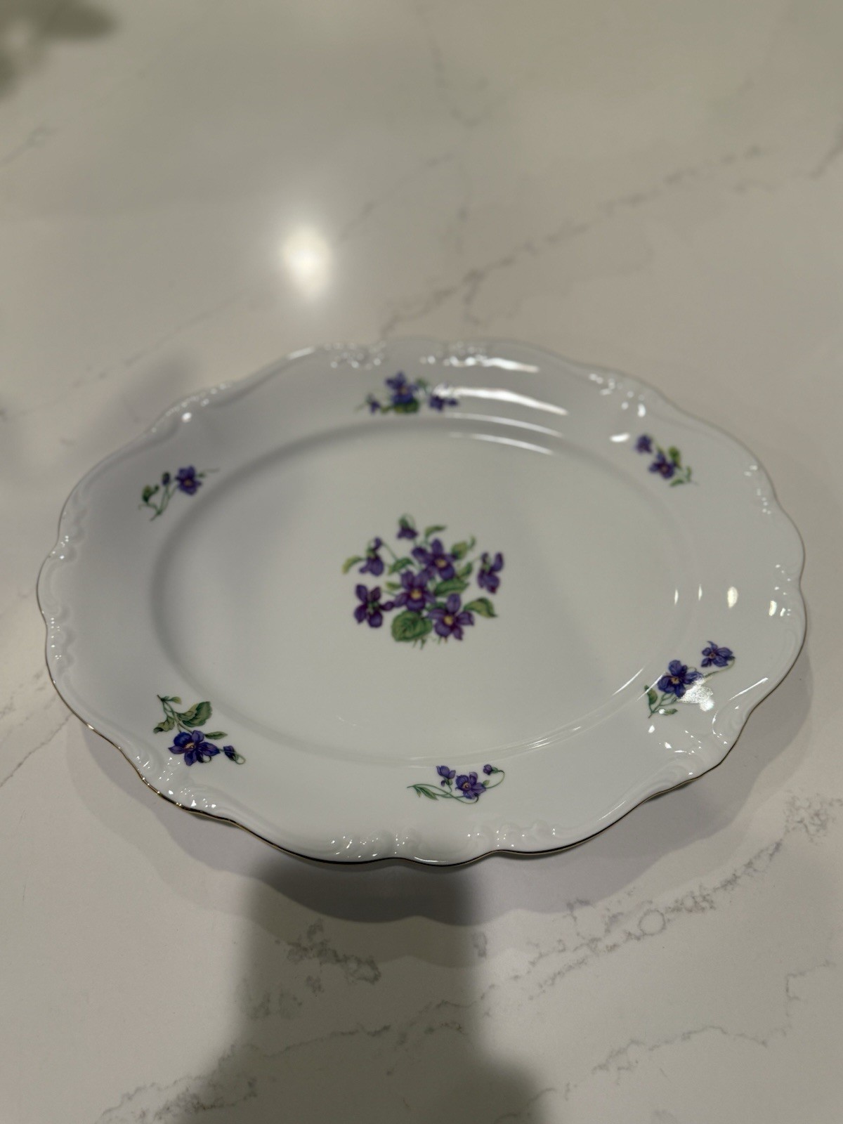 Vintage Johann Haviland Chains “ Violetta” Serving Platter Plate Bavaria Germany