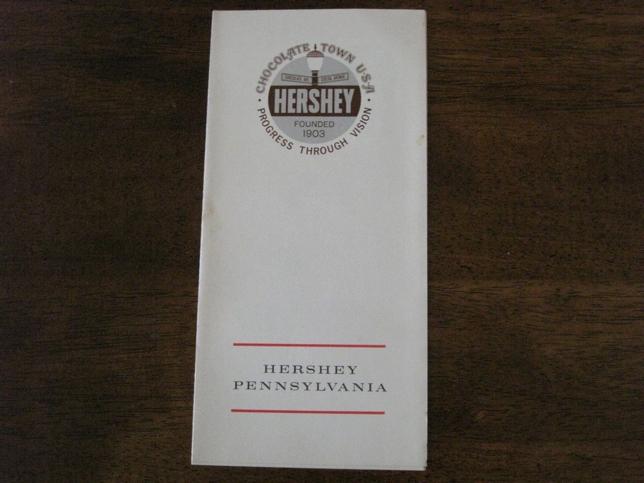 Hershey Pennsylvania Chocolate Town USA Progress Through Vision PA Brochure