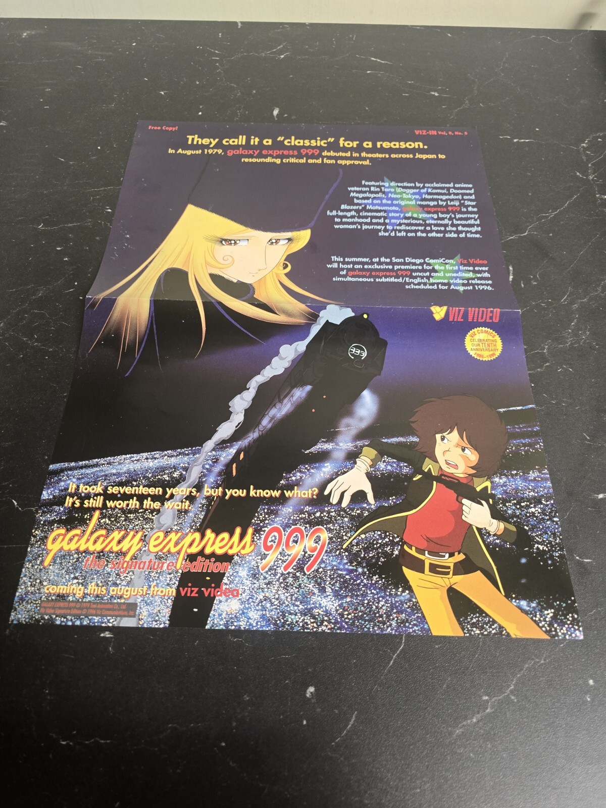 Galaxy Express 999 Viz Video Poster Vol 8 No 5 Poster