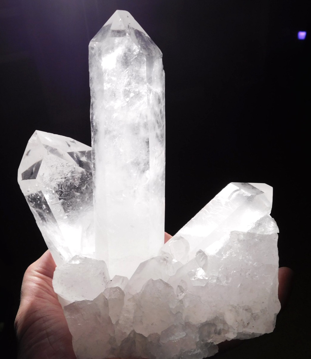 BIG Super Nice Free Standing QUARTZ Crystal CLUSTER From Brazil 1899gr