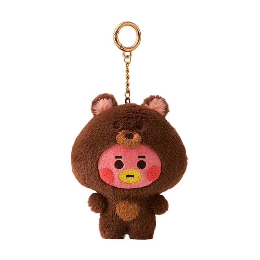 pop BTS BT21 BABY Zoo Series Plush Doll Keychain Doll School Bag Pendant New