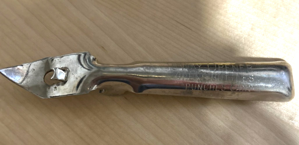 Vtg Edlund Company Inc. King Size TU WAY Bottle Opener/Can Punch