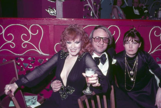 German actress Elisabeth Volkmann at an evening event Germany 1970s Old Photo