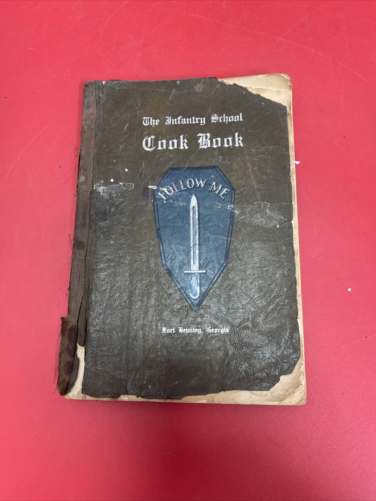 US ARMY INFANTRY SCHOOL, FORT BENNING, Cookbook ,Autograph 1926