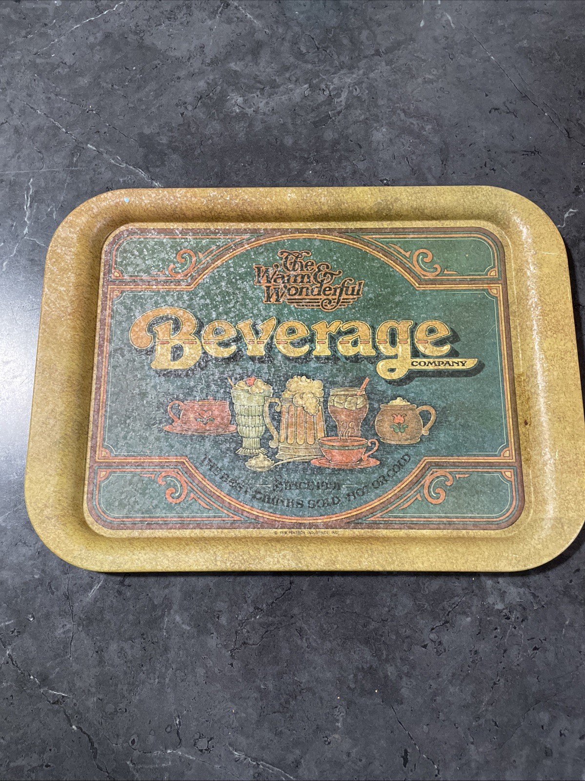 Vintage Serving Tray 