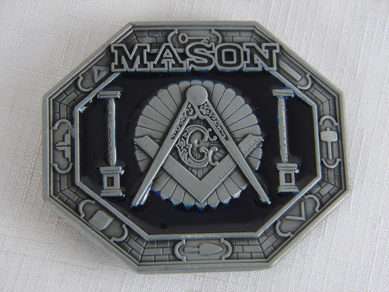 Mason Masonic Freemason Freemasonry Metal Belt Buckle