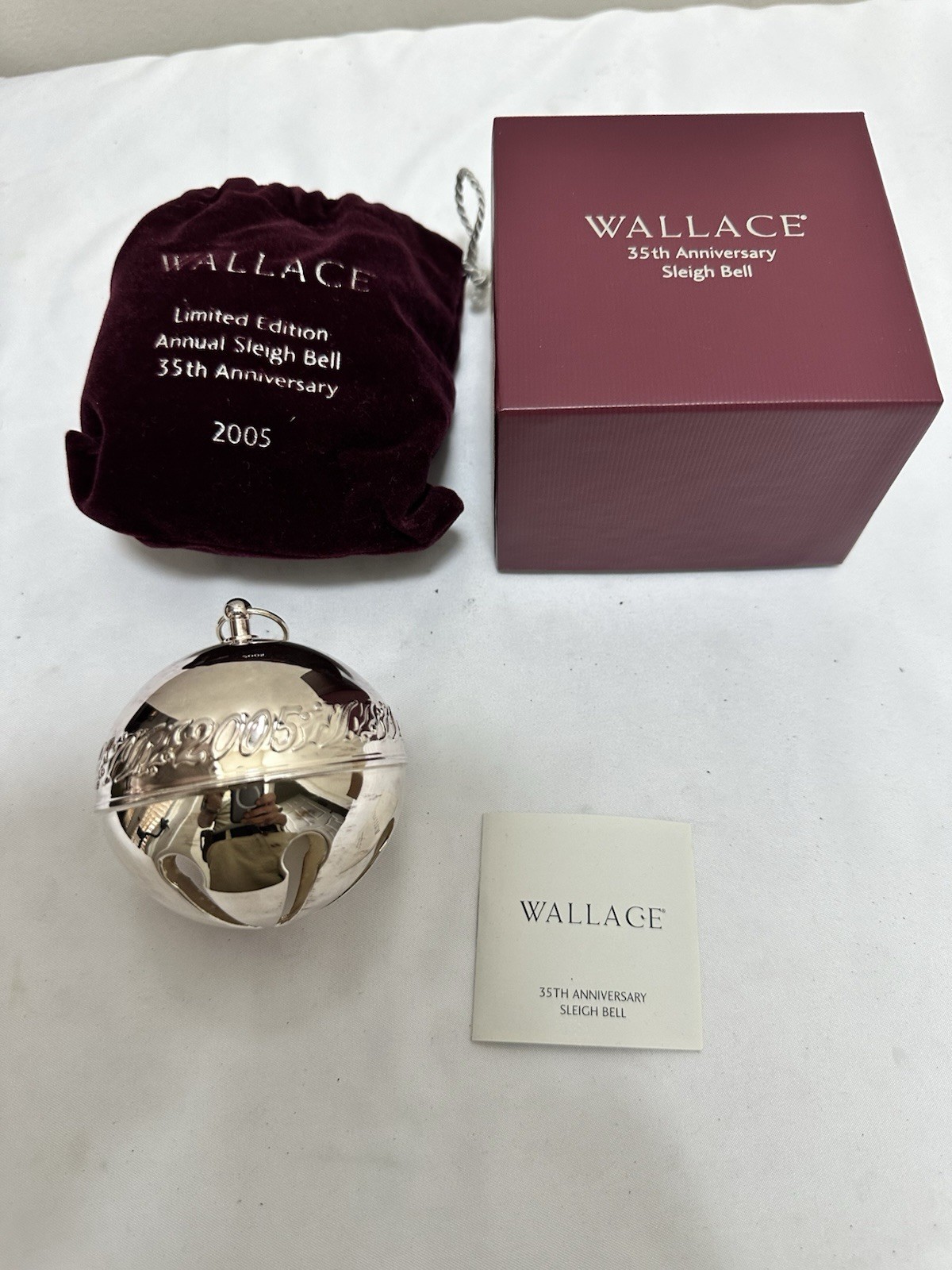 Wallace Silver Plated Sleigh Bell 2005