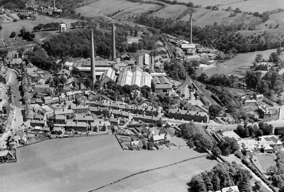 Alexander Cowan & Sons Valleyfield Paper Mill Scotland 1930s OLD PHOTO 1