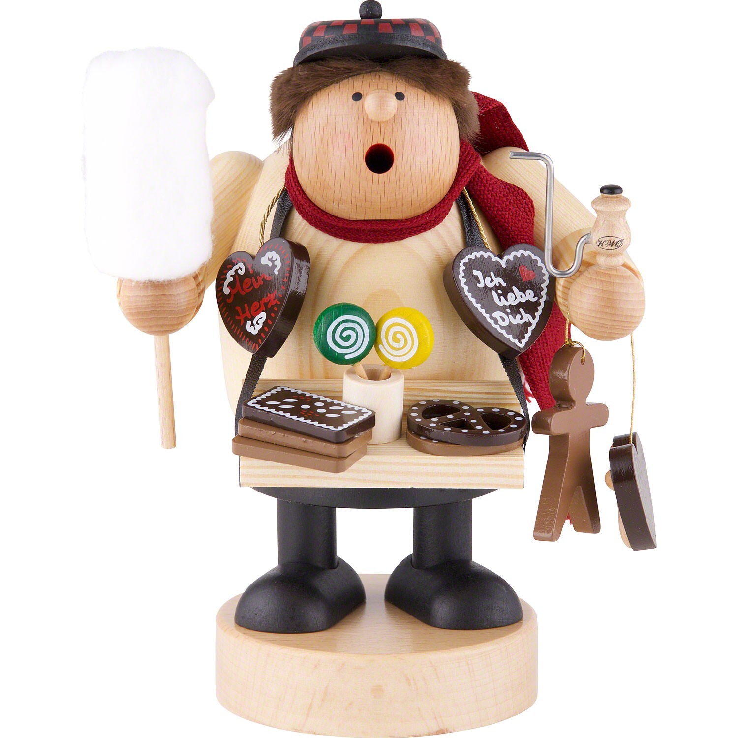 NEW IN BOX - KWO Gingerbread Vendor - German Christmas Smoker / Incense Burner