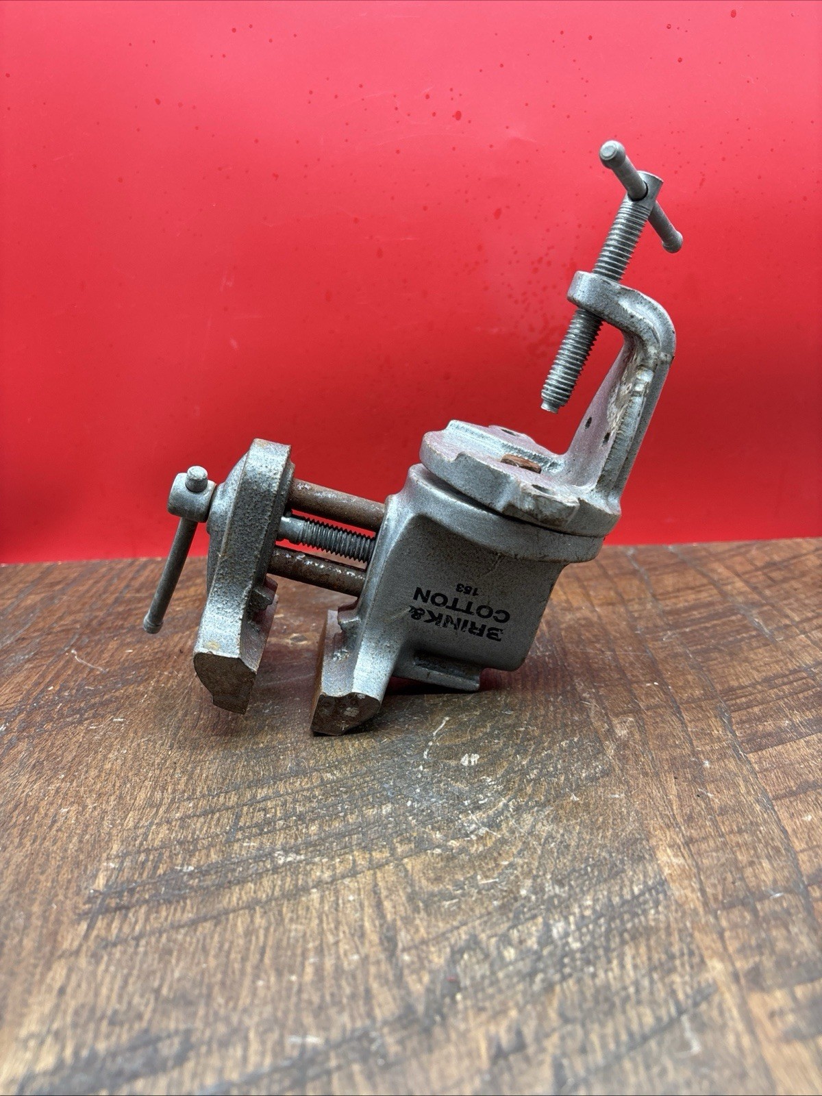 Brink & Cotton #150 Clamp On Bench Vise EXCELLENT USED CONDITION