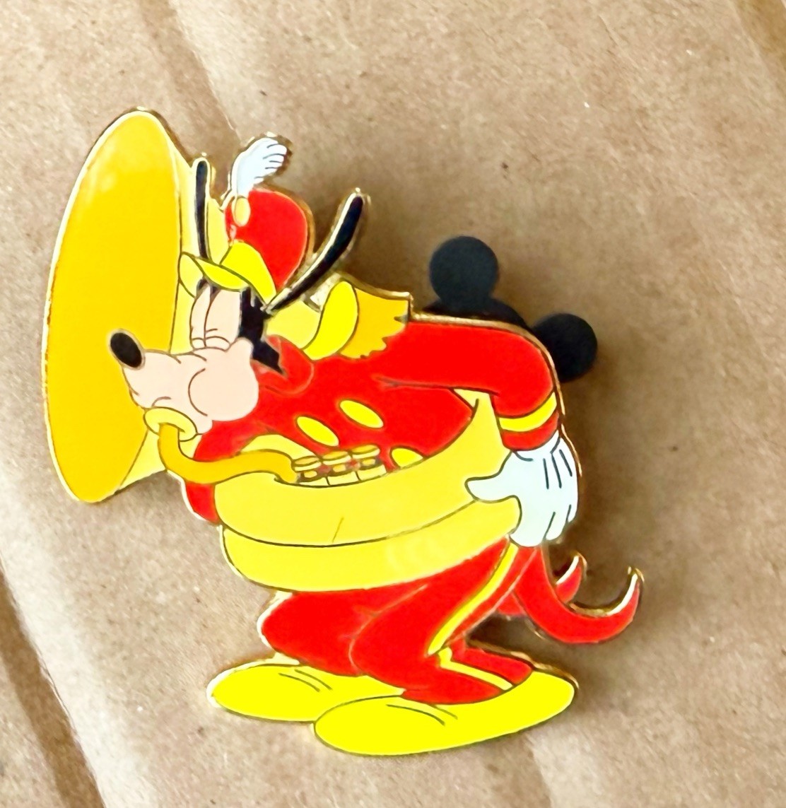 LE20 Goofy Disney Happiest Pin Celebration on Earth Our Favorite Band Framed Set