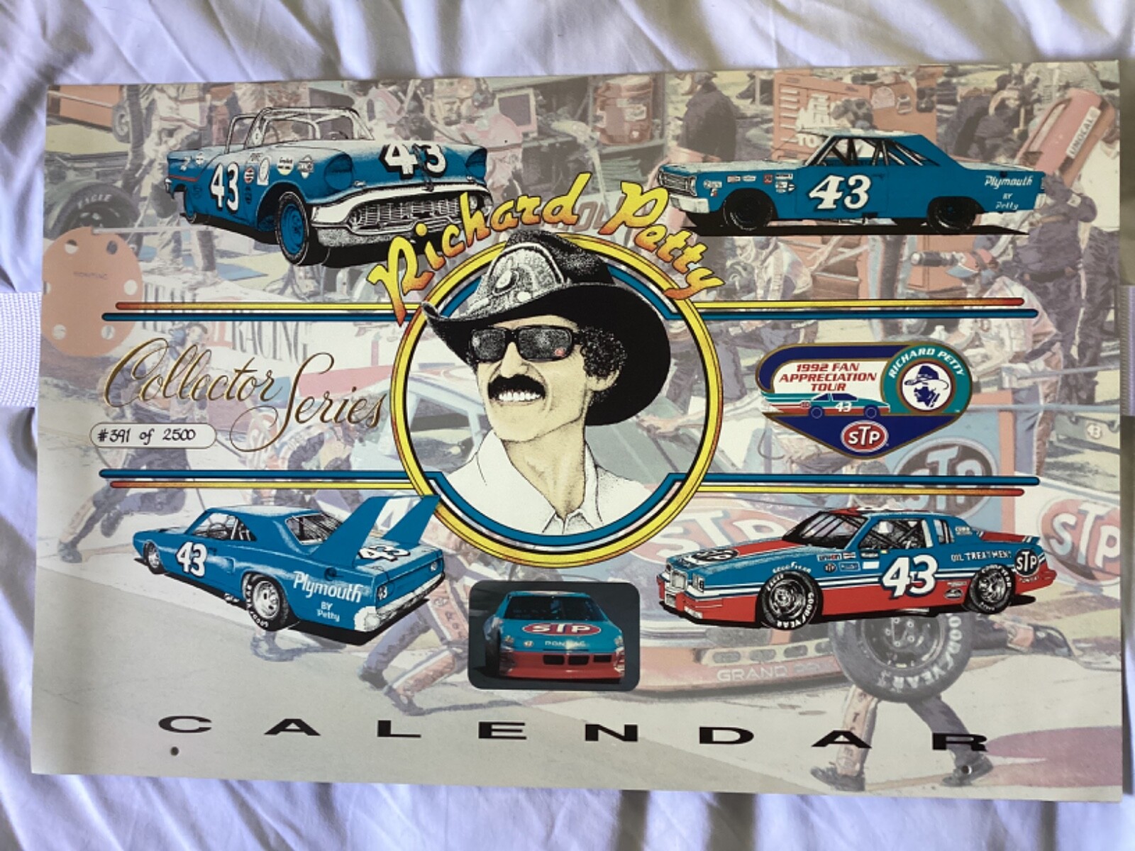 Richard Petty calendar. 1992.