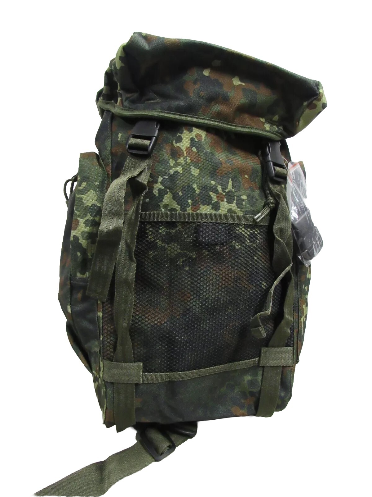 STURM Mil-Tec German Flecktarn Camo Pattern Combat Pack Rucksack with Straps