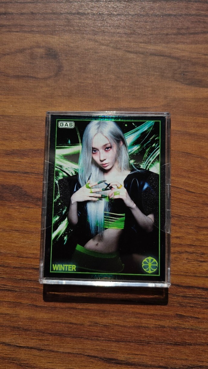 AESPA x GAS x Complex Trading Cards 2026 WINTER Black FOIL #A-4 #141/150