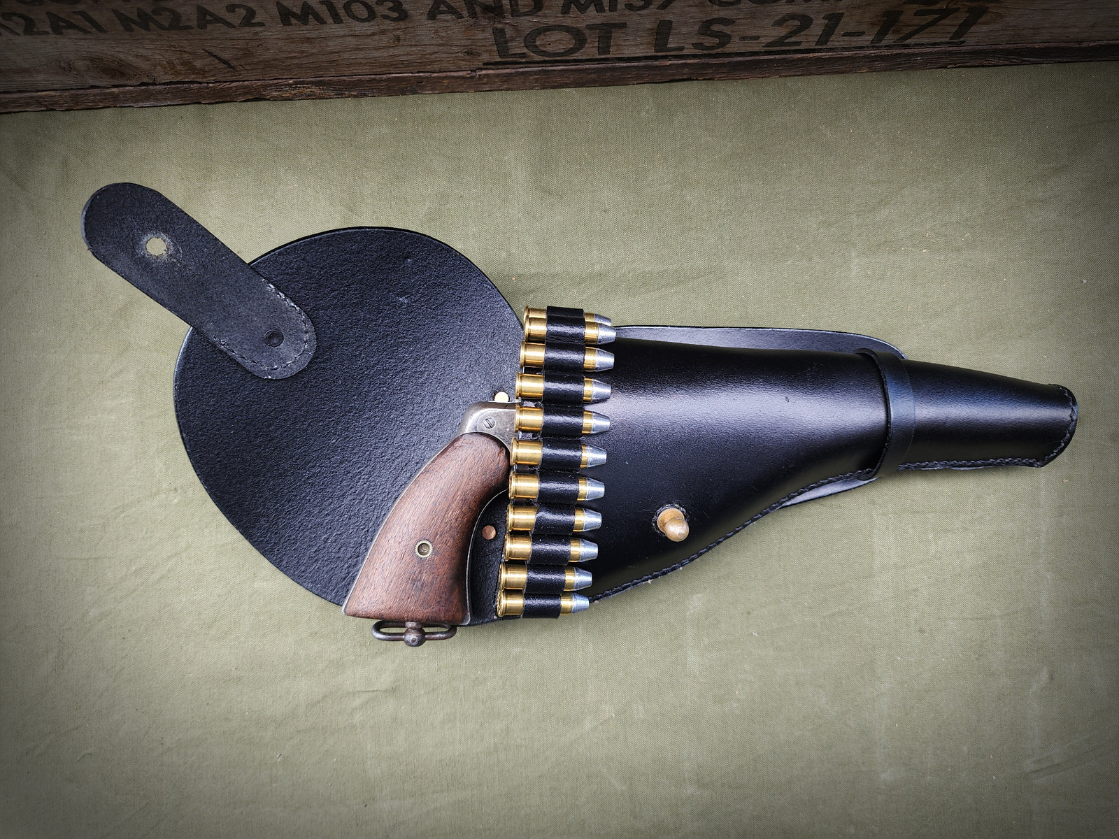 Spanish American War Ropes Holster fits .38 Colt New Army New Navy Revolver