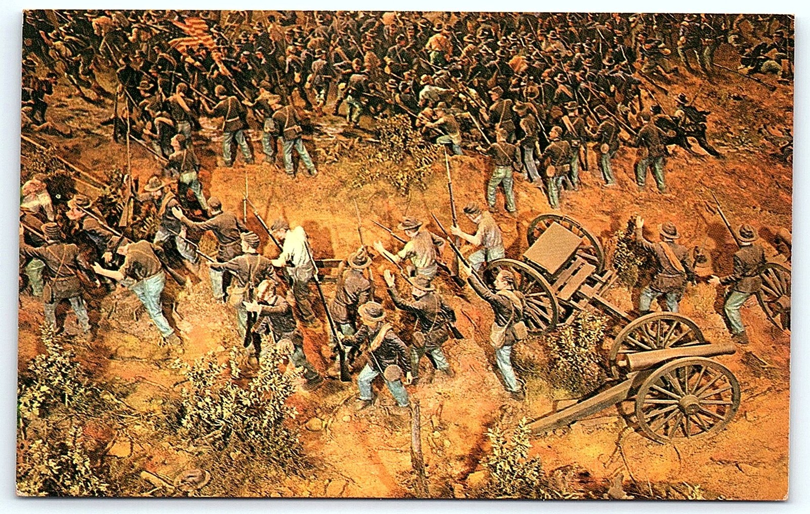 Atlanta Cyclorama Civil War Postcard