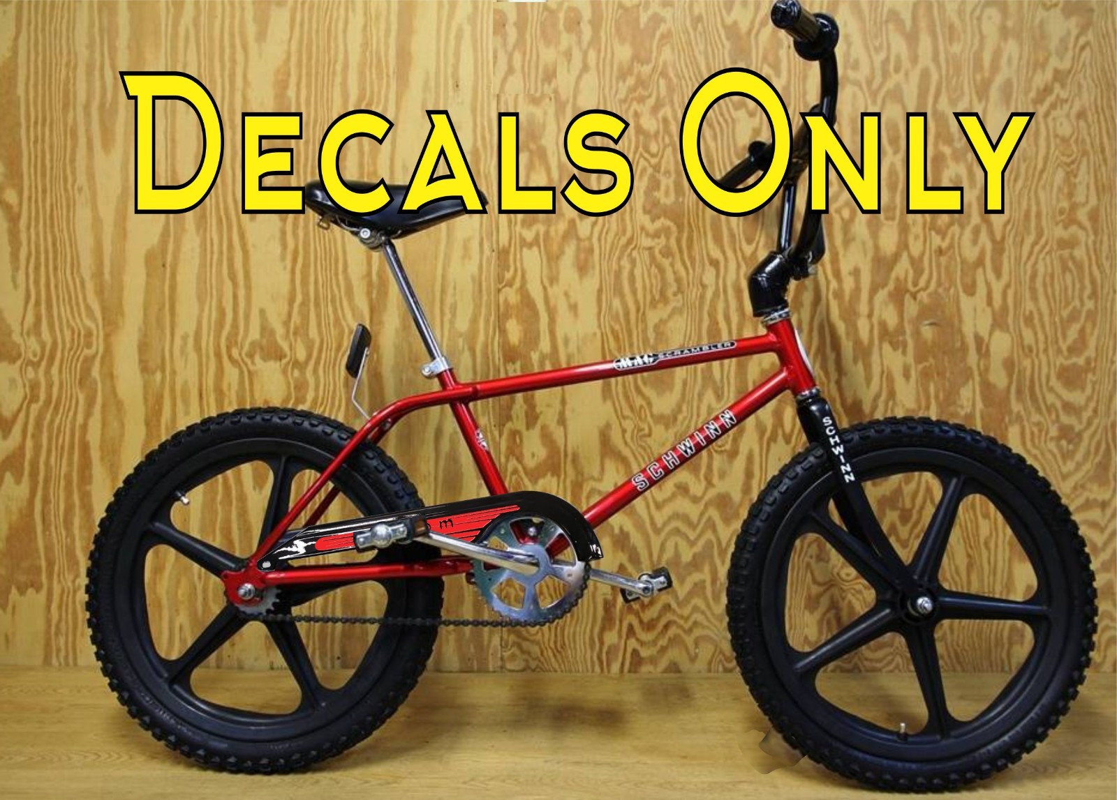 NOS Schwinn Mag Scrambler Phantom 1970’s /80's reproduction Decals Award Winning