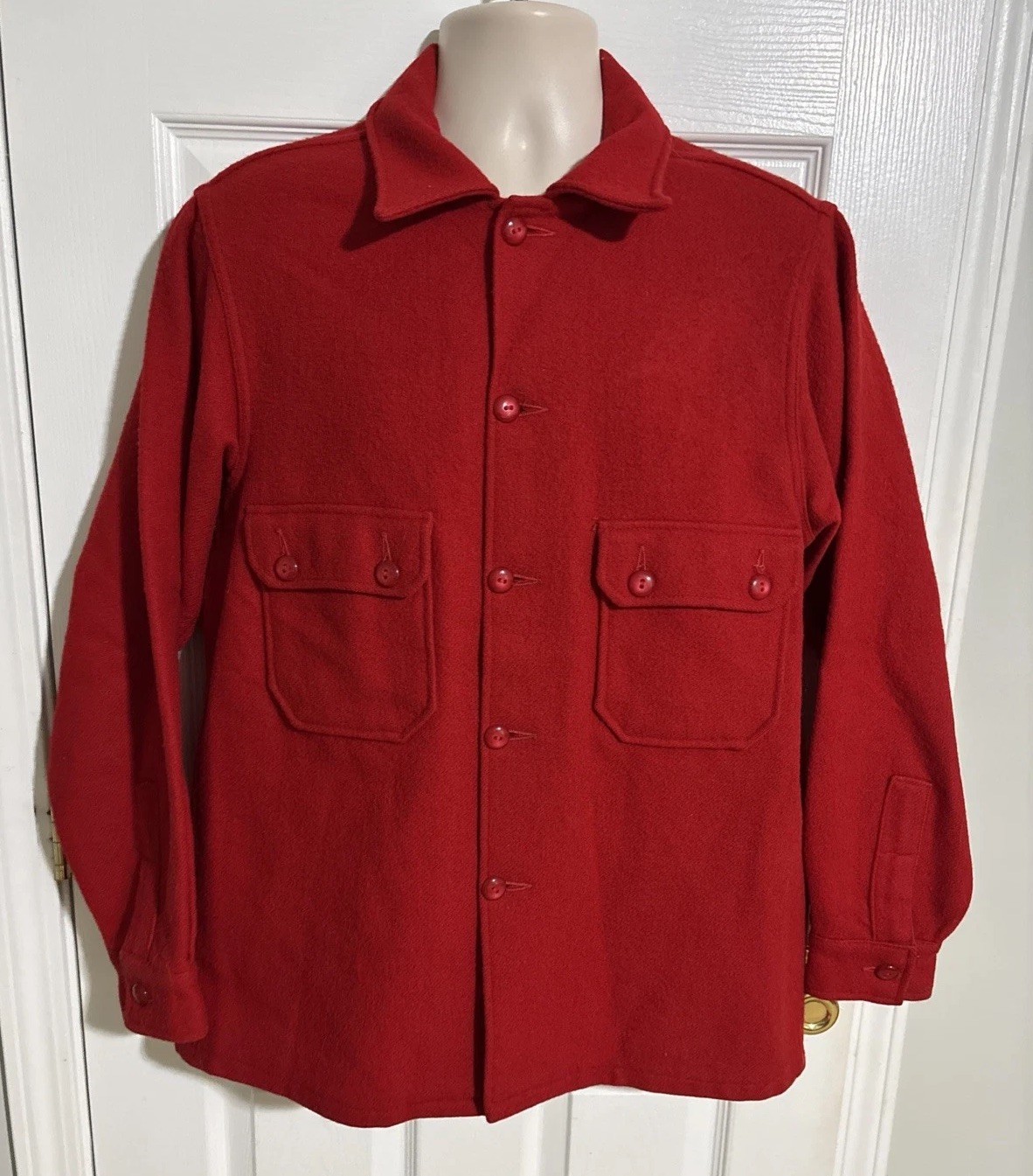 Vintage 50’s/60’s Official Boy Scouts of America Red Wool Field Jacket Men’s Vintage 50’s/60’s Official Boy Scouts of America Red Wool Field Jacket Men’s