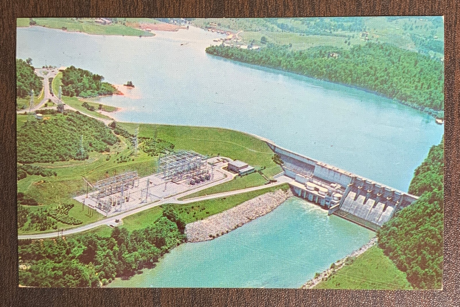 Postcard - Boone Dam And Lake