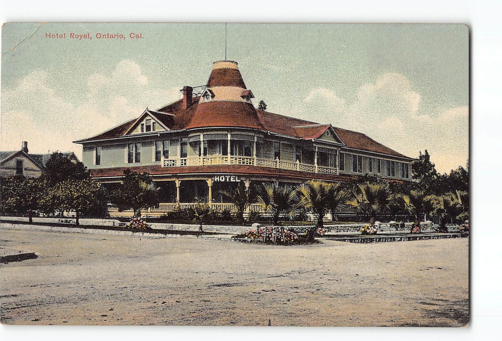 Ontario California CA Postcard 1907-1915 Hotel Royal