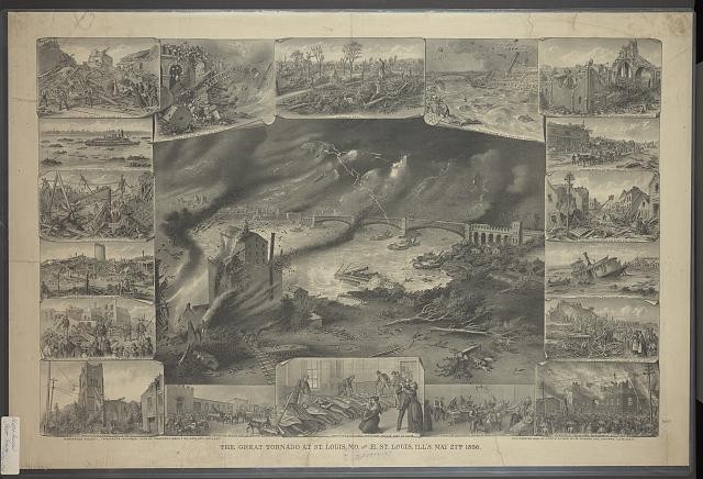 The great tornado at St. Louis, MO. and E. St. Louis, Ill's . May 27th 1896