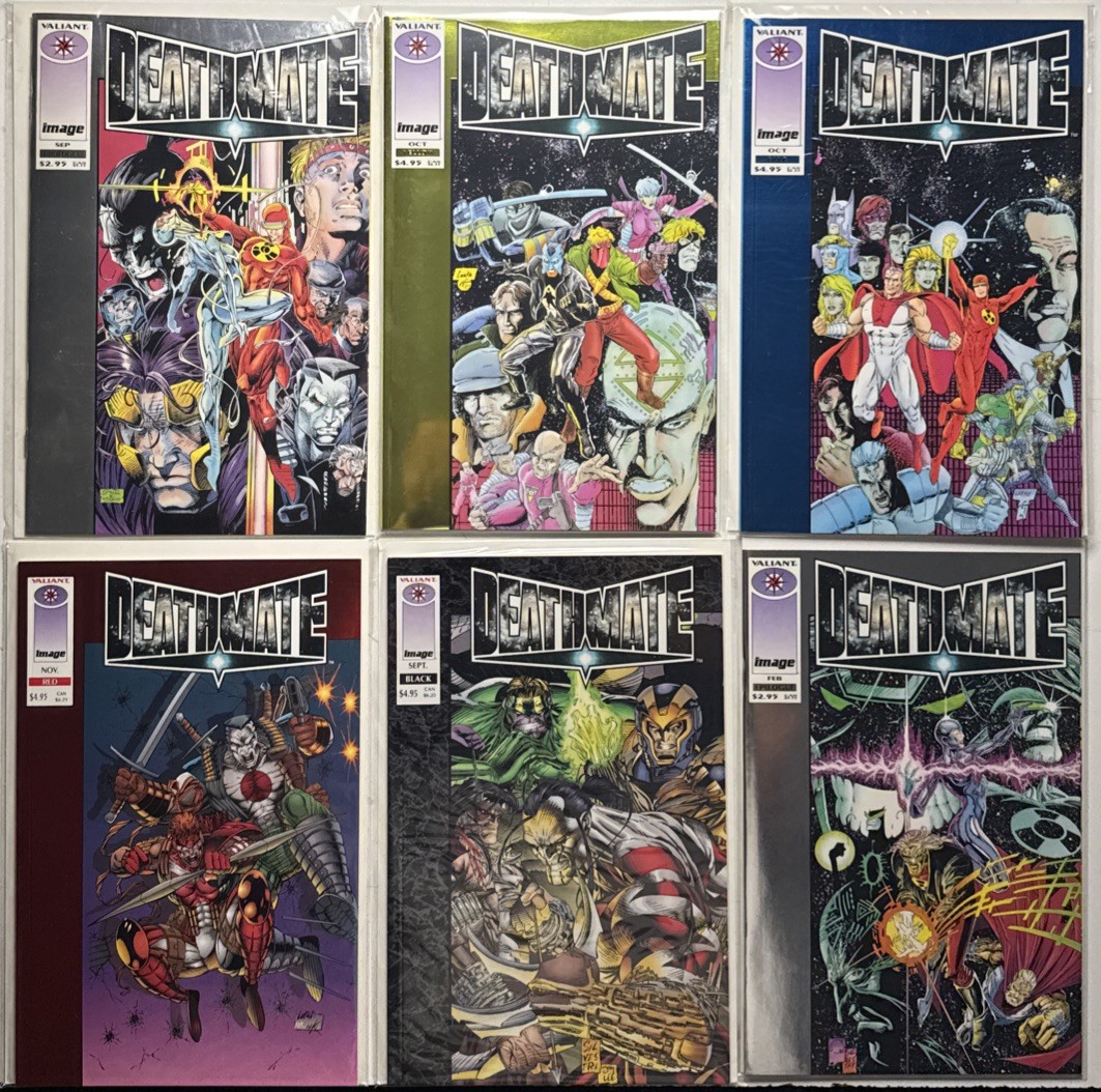 Deathmate COMPLETE SET ( Lot of 6 ) Valiant / Image Comics 1993 - 1994