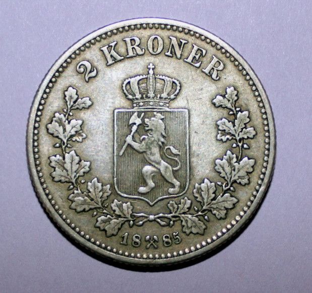 Norway 2 Krone 1885