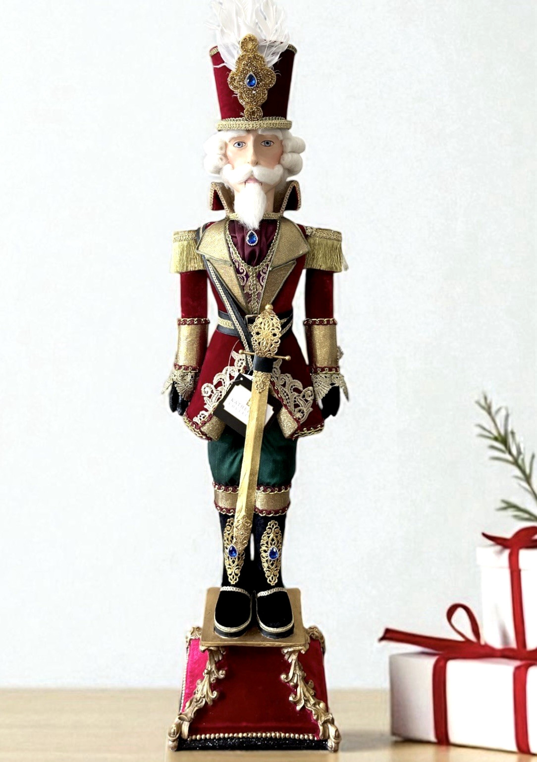 Katherine's Collection Colonel Walter w/Sword Nutcracker 31 Katherine's Collection Colonel Walter w/Sword Nutcracker 31