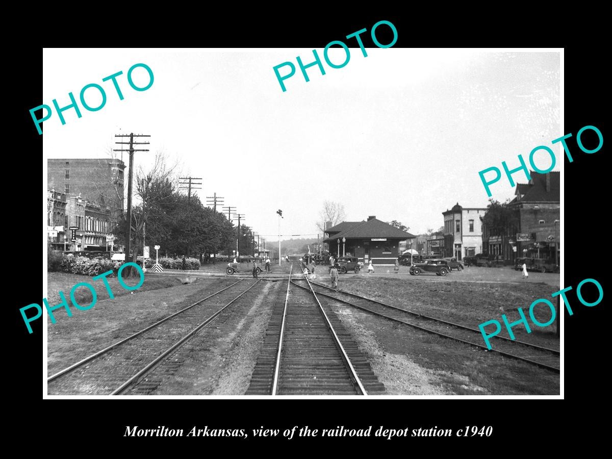 Morrilton Arkansas The Railroad Depot Station c1940 Old Large Historic Photo