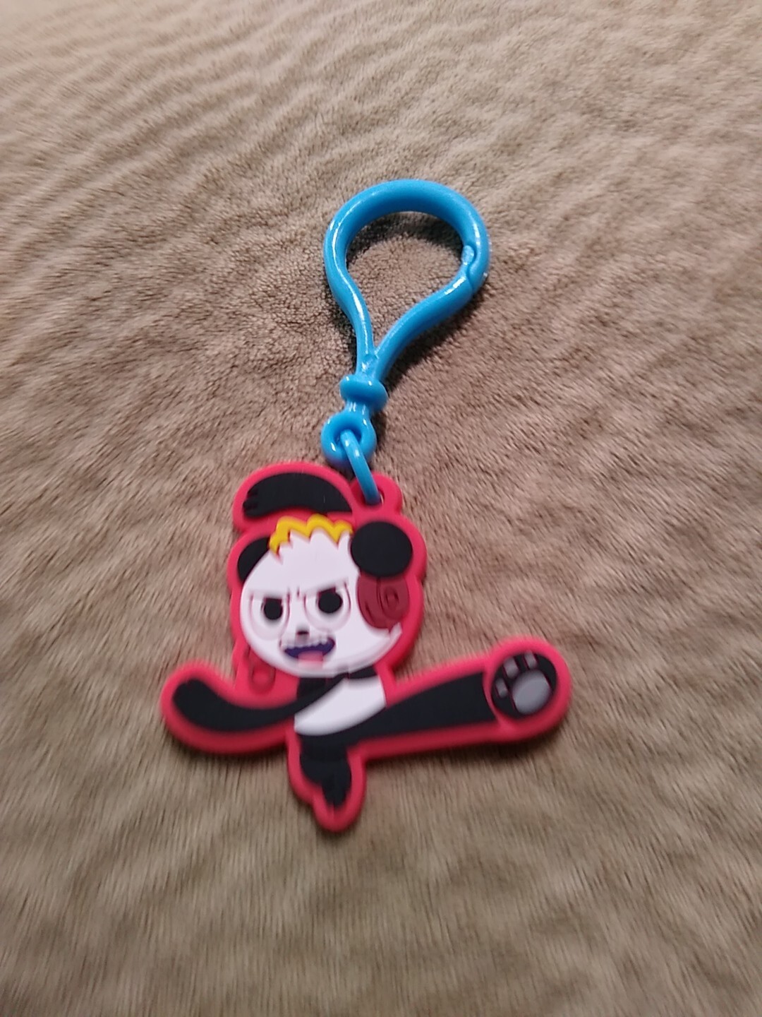 Ryan\'s World Combo Panda Hang Tag 2019 Nickelodeon Keychain Backpack Clip 