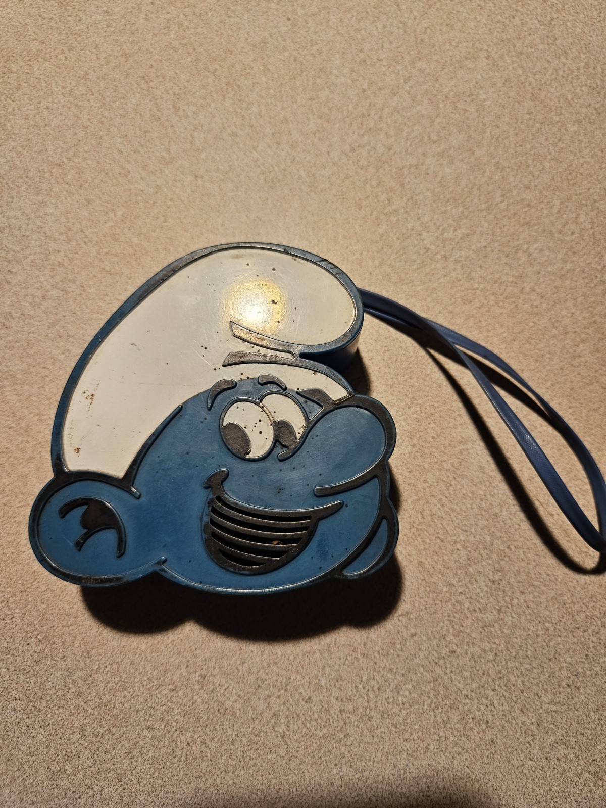 Vintage 1982 Peyo Smurf Transistor AM Radio Tested And Working 1980s 80s