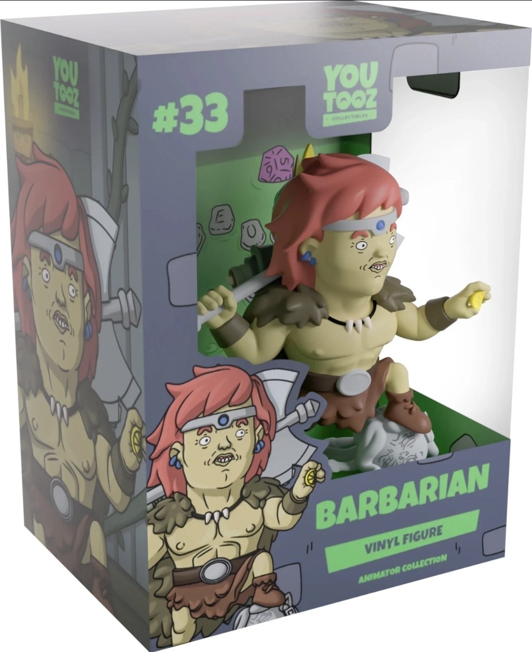 Dungeon Soup Chaotic Good Barbarian New Sealed US Original Youtooz Vinyl Figure 