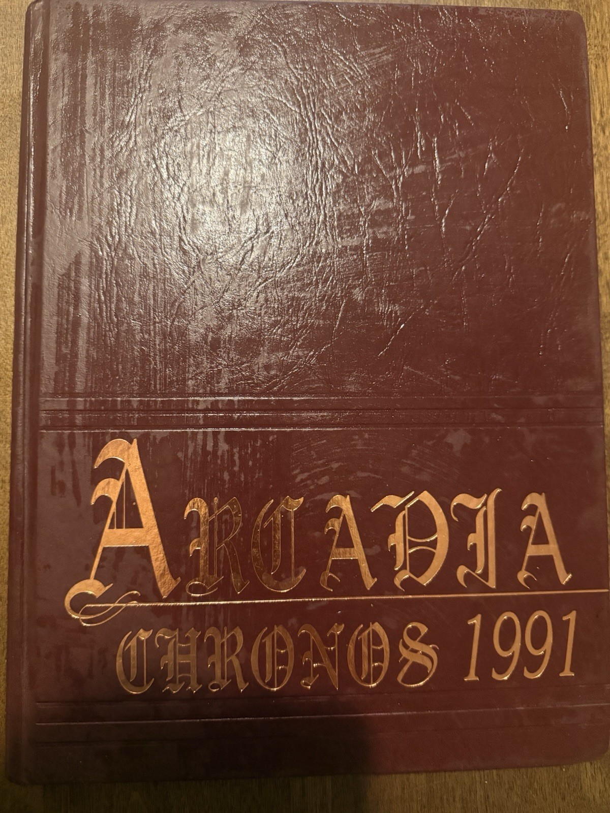 1991 Arcadia High School Chronos Yearbook Greece Rochester NY Vintage Alumni