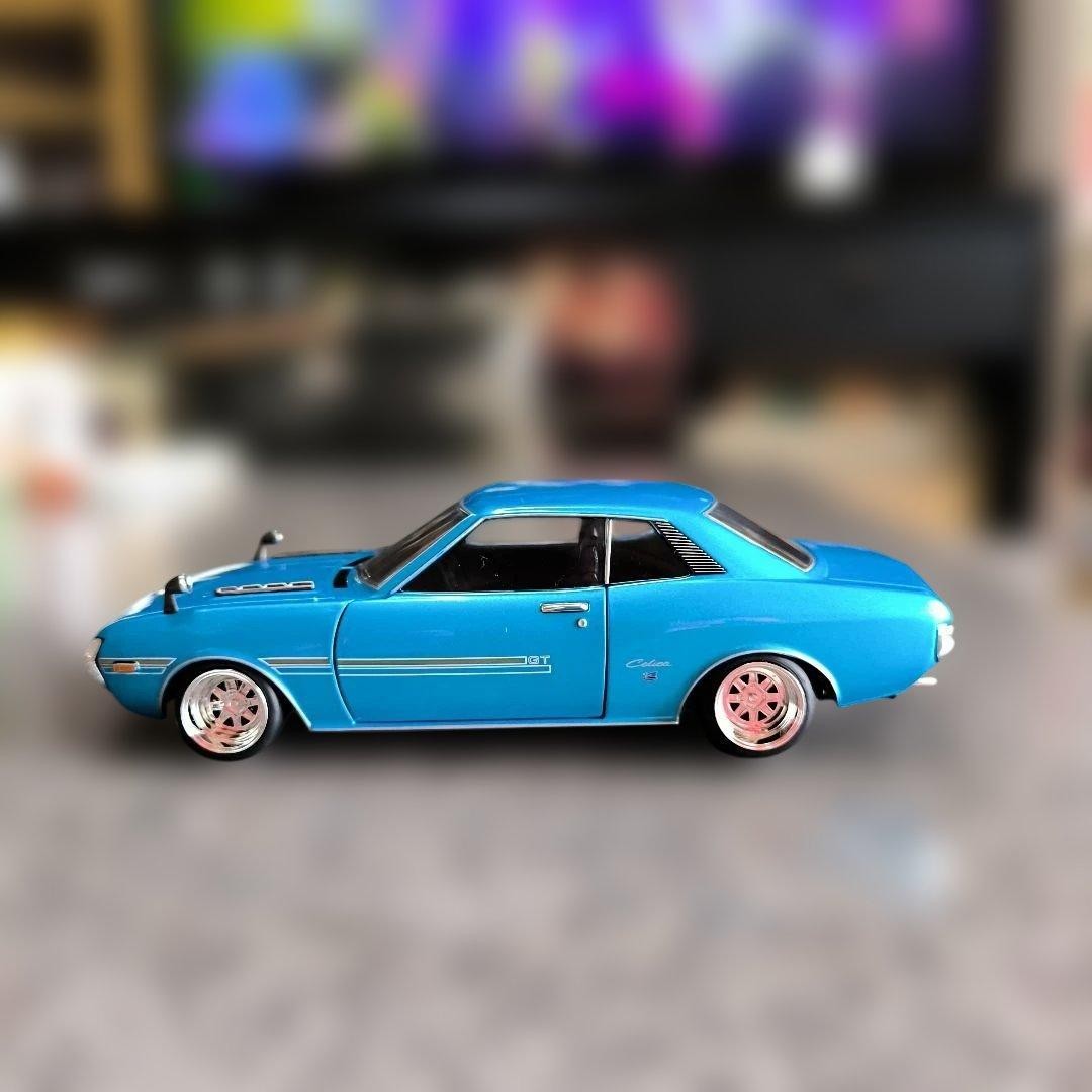 Toyota Celica 1600GT Shakotan 1/24 Alloy Model, , Rare [Age 13+]