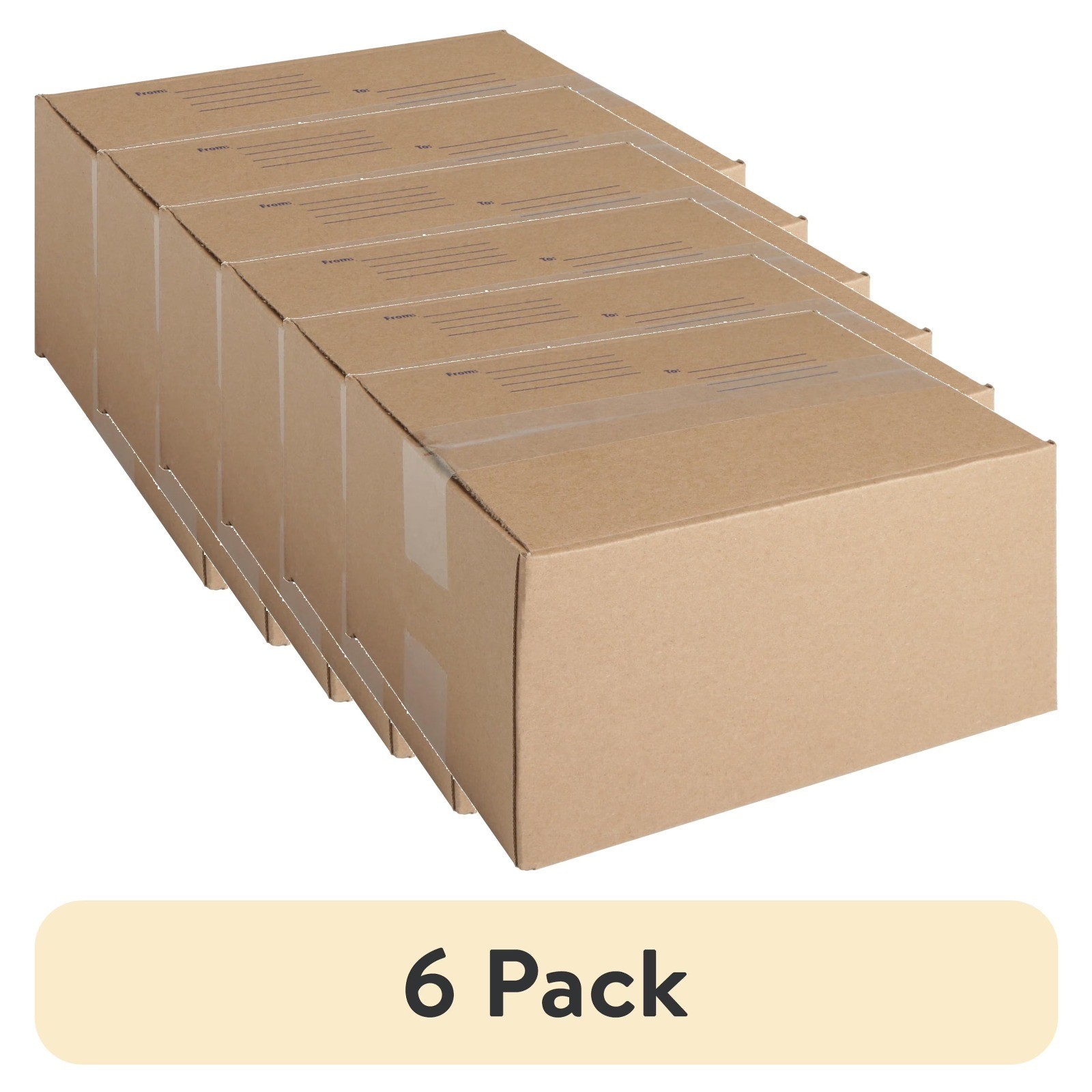Medium Shipping Box with 32 ECT, Kraft, 11 x 7.5 x 5.5 Inches, 6 pack Medium Shipping Box with 32 ECT, Kraft, 11 x 7.5 x 5.5 Inches, 6 pack