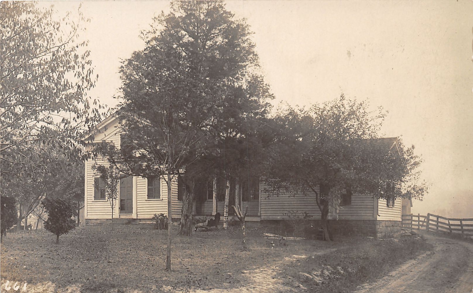 J71/ North Royalton Ohio RPPC Postcard c1910 Leiter Image Residence 434