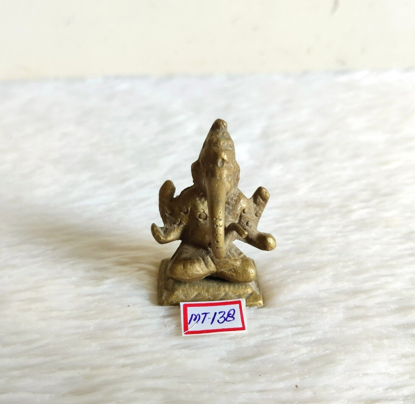 Vintage Brass Lord Ganesha Statue Figure Religious Decorative Collectibles MT138