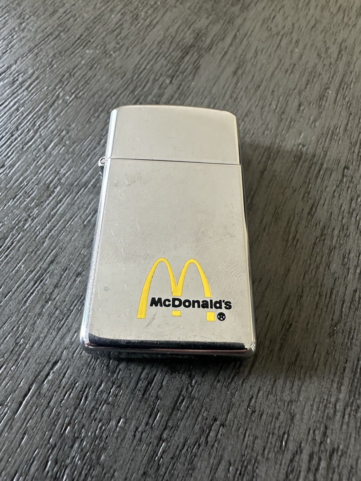 RARE 1982 MCDONALDS GOLDEN ARCHES ZIPPO LIGHTER