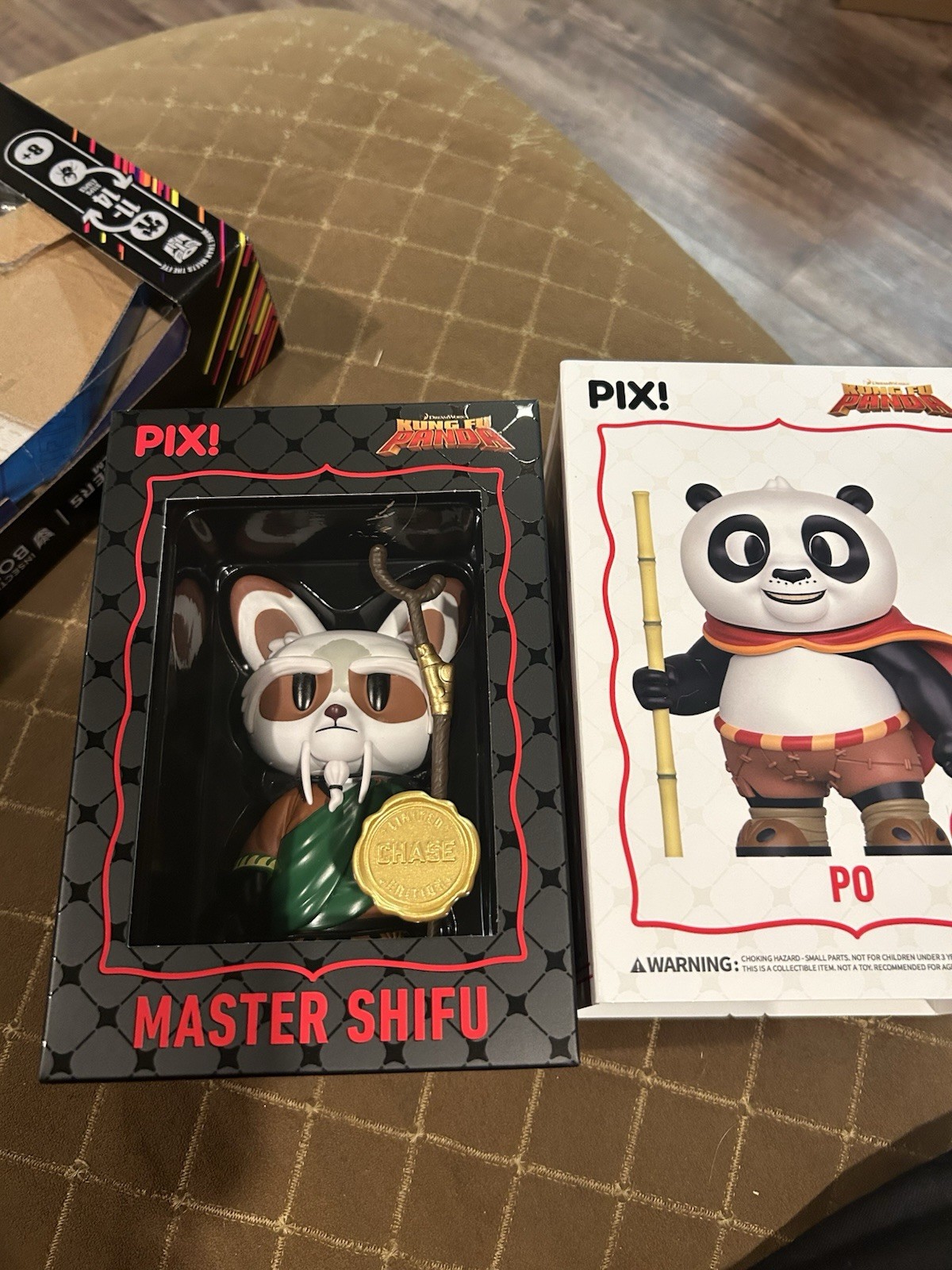 Thrilljoy Pix Pix Kung Fu Panda Po Master Shifu Chase Collectible Figure New