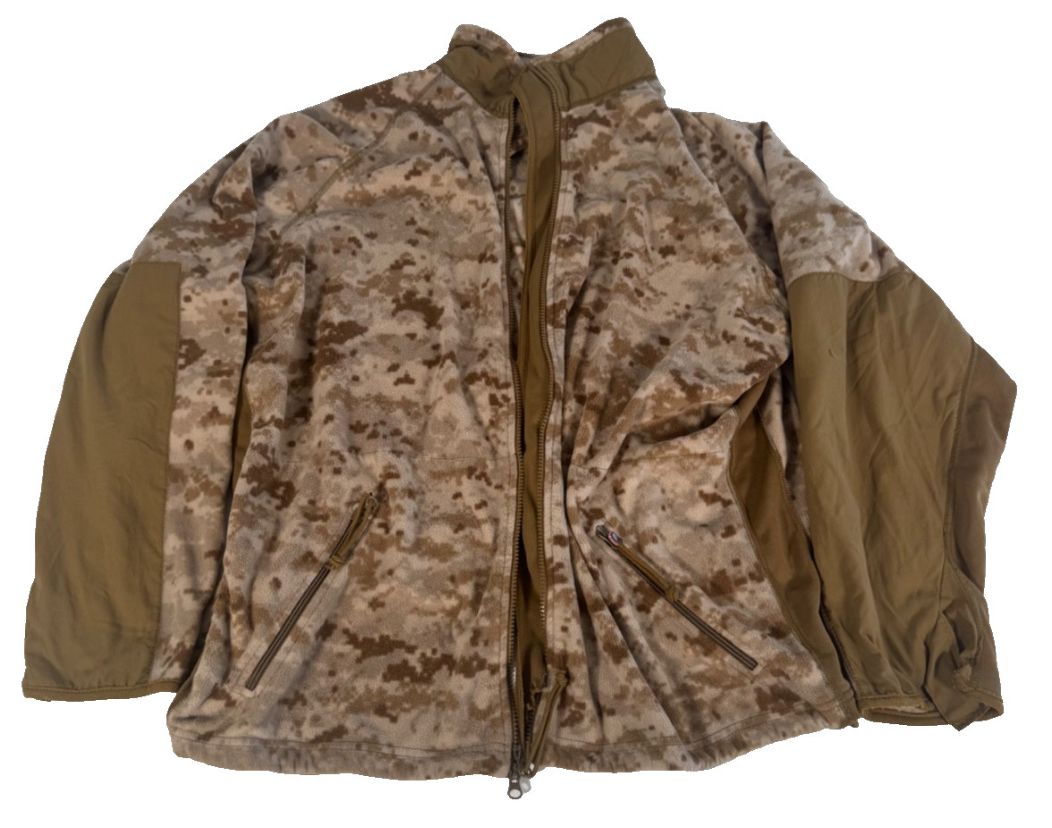 USMC Peckham Polartec Desert MARPAT Digital Fleece Jacket Large Regular